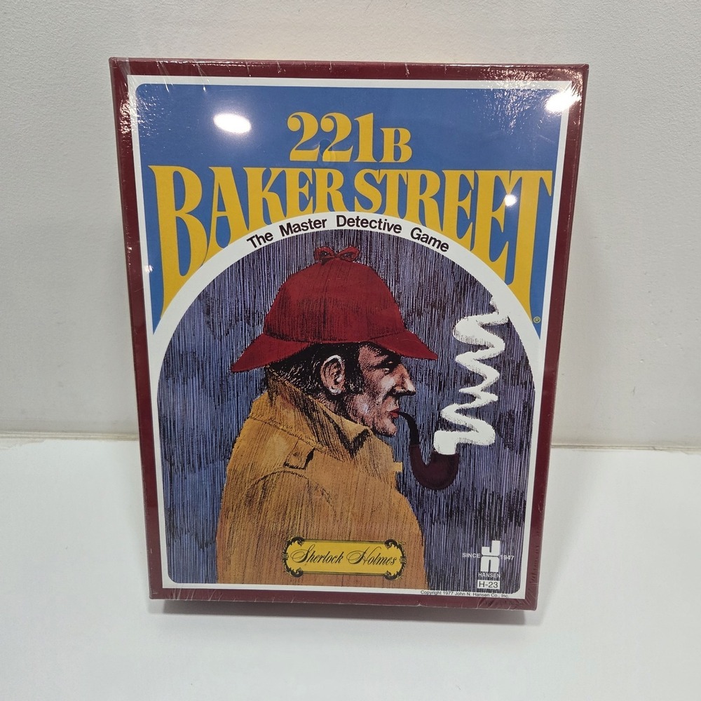 Sherlock Holmes 221B Baker Street Master Detective Game (Brand New)